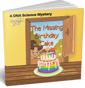 Dinky Amgios DNA Science Mystery Series Missing Birthday Cake Cover