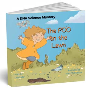 Dinky Amgios DNA Science Mystery Series Poo on Lawn Cover